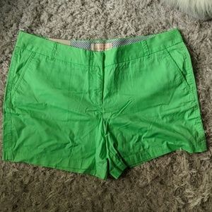 NWT Lime Green J Crew Chino Shorts